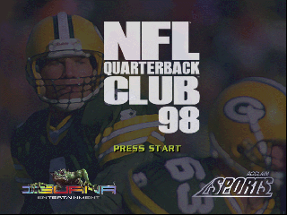 NFL Quarterback Club 98 (Europe) Title Screen